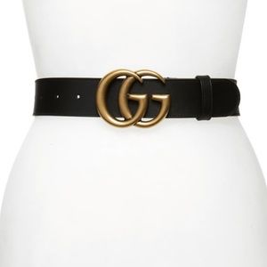 COPY - Gucci GG Logo Leather Belt